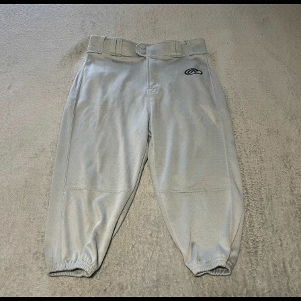 RAWLINGS boys baseball knickers size XL grey very good condition